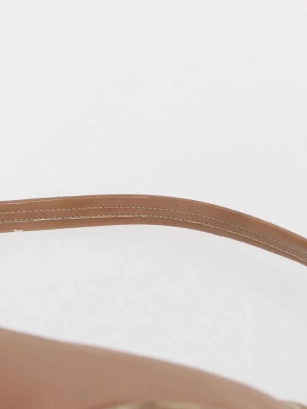 PRADA Shoulder Bag Nylon Beige Silver Auth 169041 - Picture 9 of 16